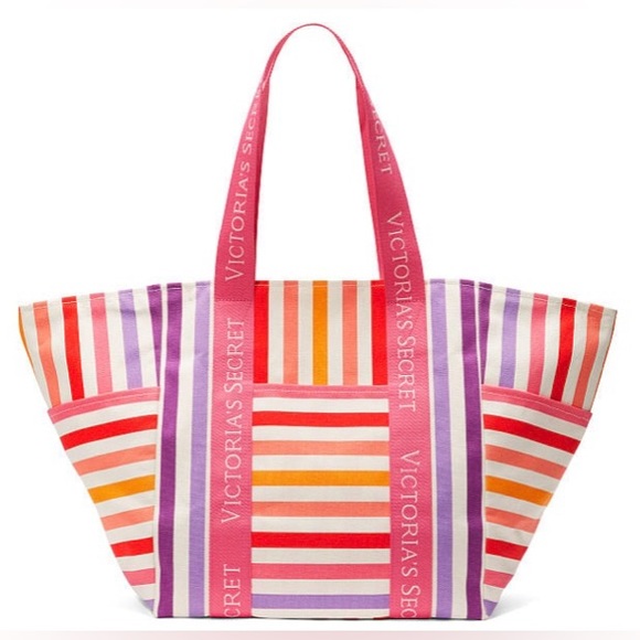 Victoria's Secret Handbags - Victoria's Secret Striped tote - NWT